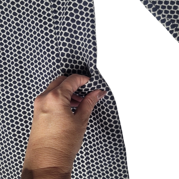 Boden Sarah Smart Day Navy White Dress Size 2 - Picture 5 of 8